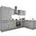 BASIC by Balculina Winkelküche Denver L-Form 310 cm grau