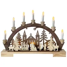 Hti-Living Schwibbogen Sternsinger vor der Kirche