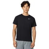 Nike Dri-FIT UV Miler kurzarm Laufshirt Herren 010 black/reflective silv L