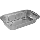 Papstar Starpak 50 Schalen, Alu eckig 0,65 l 3,4 cm x 13 cm x 22 cm