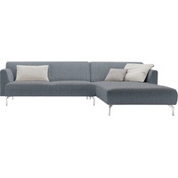 hülsta sofa Ecksofa hs.446, in minimalistischer, schwereloser Optik, Breite 317 cm blau|grau