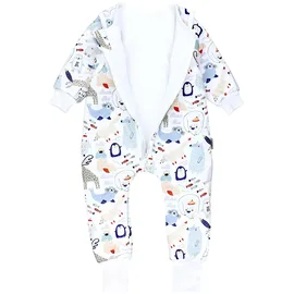 TupTam Baby Schlafsack Wintertiere Blau/Beige 116-122