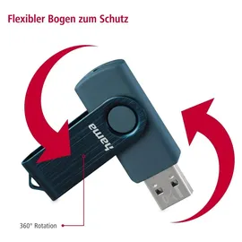Hama Rotate 64 GB blau USB 3.0