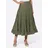 Heine A-Linien-Rock Damen Khaki 42
