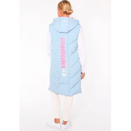 Zwillingsherz Steppweste ""Strandglück"", Damen, Gr. XL,