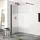 Hüppe Design pure 4-Eck Dusch-Seitenwand 785-800mm, Glasstärke 8mm - black Edition