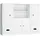 vidaXL Highboard 3 Stk. Weiß