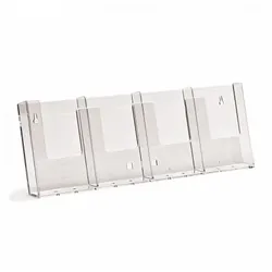Wand-Prospekthalter 4x DIN lang