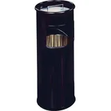 Durable 3330 333001 Mülleimer 17 l (L x B x H) 305 x 302 x 687 mm Schwarz Inkl. Aschenbecher 1 St.