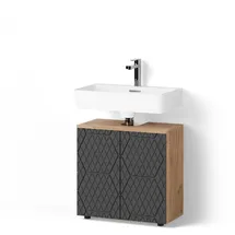 livinity Waschbeckenunterschrank Ronco 60 x 59 x 30 cm Anthrazit