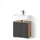 livinity Waschbeckenunterschrank Ronco 60 x 59 x 30 cm Anthrazit