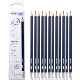 Westcott Bleistift HB 12 St. blau