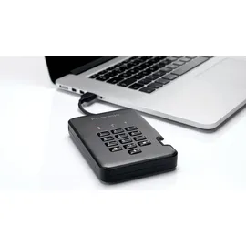 Istorage diskAshur Pro2 SSD 8TB FIPS (8000 GB), Externe SSD Grau