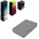 Jersey-Baumwolle 200 x 220 grau 2 St