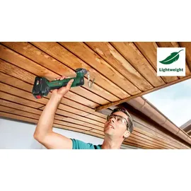 Bosch UniversalMulti 18V-32 ohne Akku + 1x Schleifplatte + 6x Schleifblätter + 1x Tauchsägeblatt + 1x Segmentsägeblatt + 1x Tiefenanschlag