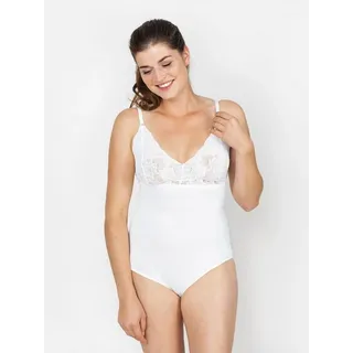 Erlich Textil Body HELENA (1-tlg) weiß 40
