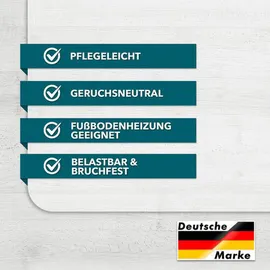 Böttcher-AG Bodenschutzmatte Performa, transparent, Hartböden, Polycarbonat, antistatisch, 90 x 120cm