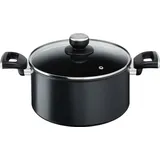 Tefal G2554672 Kochtopf 5,2 l Rund Schwarz