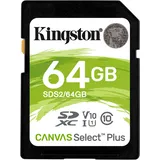 Kingston SDXC Canvas Select Plus 64GB Class 10 UHS-I V10