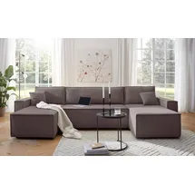 OTTO home Wohnlandschaft OTTO HOME "CASSI L-Form, 311cm - OTTO. Verlässliche Qualität.", taupe, B:311cm H:79cm T:145cm, Sofas, Wohnlandschaft, Schlaffunktion (133/200), Bettkasten, Cord, Unser Tiefpreis