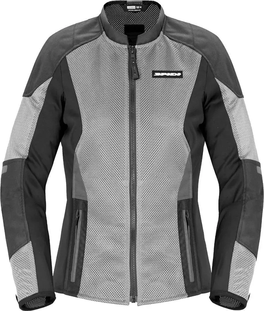 Spidi Super Net Damen Motorrad Textiljacke, grau, Größe 2XL