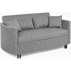 Schlafsofa Clayton mit Stoff-Bezug, Grau