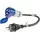 ChiliTec CEE auf Schutzkontakt-Stecker 0,35m 230V, Adapter für Wohnwagen Camping