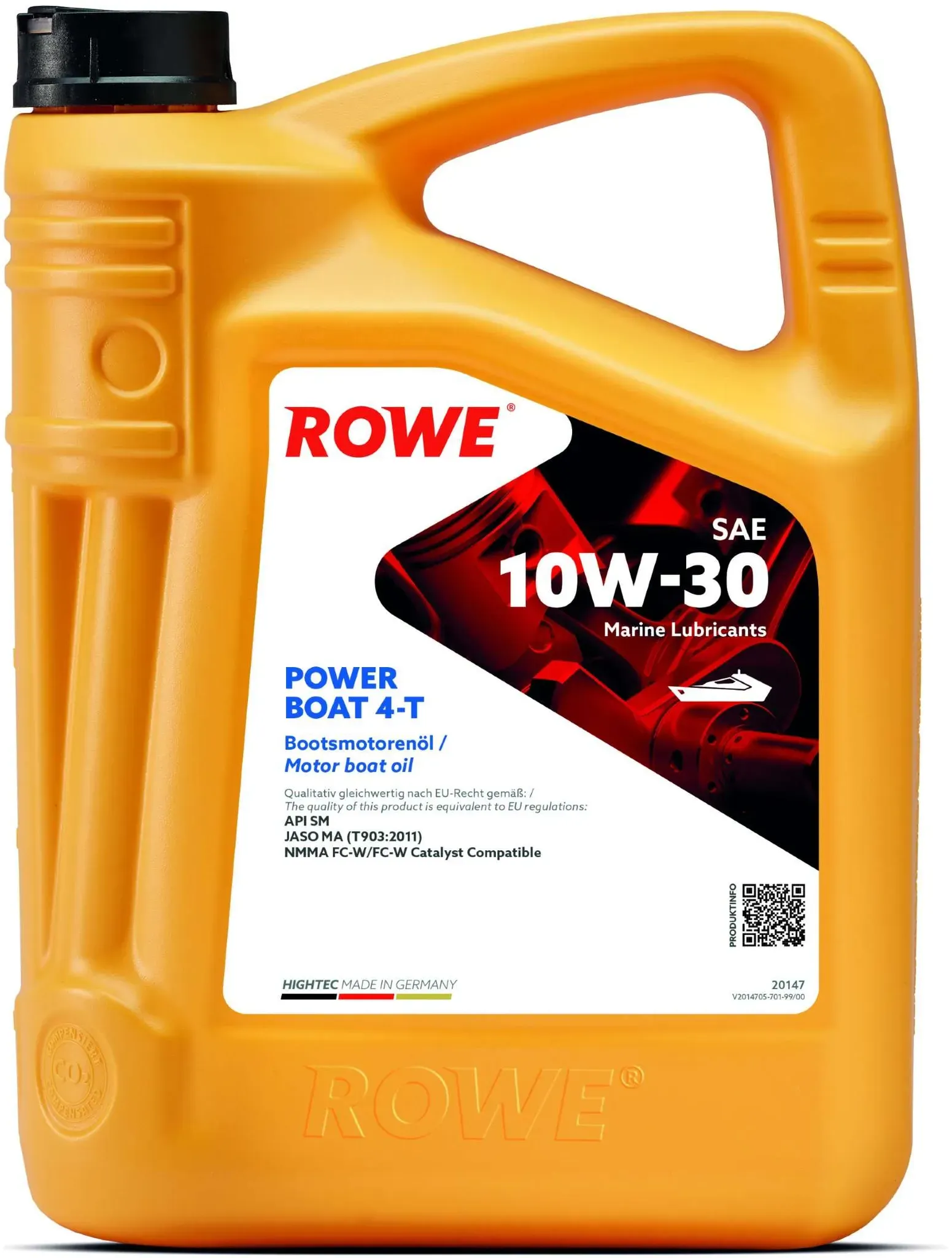ROWE Motoröl HIGHTEC POWER BOAT 4-T SAE 10W-30 [5 L] 20147005099 5l