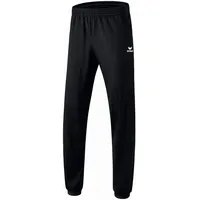 Erima Polyester Trainingshose mit Bündchen, Schwarz, S