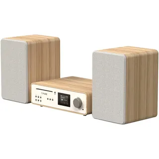 Pure Classic Stereo Coffee White/Oak