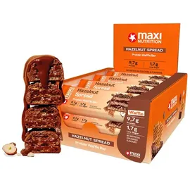 Maxinutrition Protein Waffle Bar Erdnuss Riegel 12 x 39 g