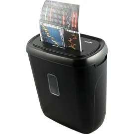 LMG Aktenvernichter mit Partikelschnitt bis 10 Blatt, schwarz