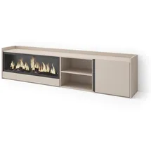 SKRAUT HOME Lowboard 212x50 cm Beige Holzwerkstoff