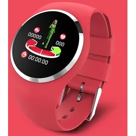 Atlanta 9703-1 BT 42mm Kunststoffgehäuse rot Sportarmband rot M