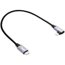 Akyga USB-C auf Apple Lightning 0,3 m Schwarz