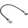 Akyga USB-C auf Apple Lightning 0,3 m Schwarz