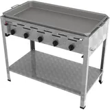 ChattenGlut Gasbräter 5-flammig 980 x 530 x 800 cm Edelstahl inkl. Pfanne