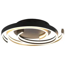 Trio LED-Deckenleuchte Caya 1-flammig Messing Matt Ø 50 cm