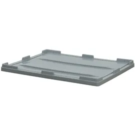 Logiplast Palettenbox mit Deckel LxBxH: 1200 x 1000 x 790 mm geschlossen mit 3 Kufen -