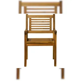 Möbilia Gartensessel mit Armlehnen 58 x 68 x 92 cm braun
