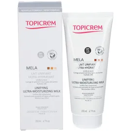 Topicrem MELA feuchtigkeitsspendende Milch SPF15 200 ml