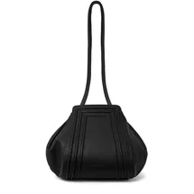 Gretchen Schultertasche Leder Black