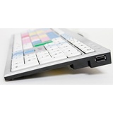 LogicKeyboard Avid Media Composer Slim Line Tastatur DE silber (LKB-MCOM4-AJPU-DE)