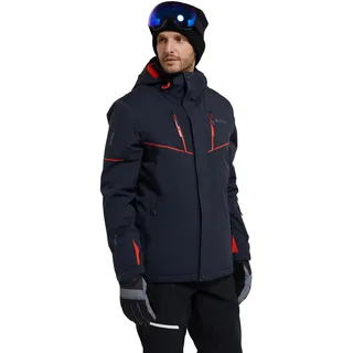 Mountain Warehouse Galactic Extreme Skijacke für Herren - Warme Snowboardjacke. Atmungsaktiv, versiegelte Nähte, abnehmbaren Schneerock - Ideale Winterjacke Grau X-Small - XS