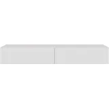 Selsey Schminktisch weiß, 110 cm - Schminkkonsole mit Schubladen, 110x16x40 Wohnzimmer, Wohnzimmertische, Konsolentische