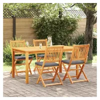 vidaXL Klappstuhl 49 x 57,5 x 92 cm grau 4 St.