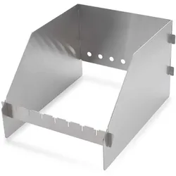 SANTOS Windschild für Seitenbrenner der Napoleon Rogue | Prestige und Prestige Pro Serie | Edelstahl
