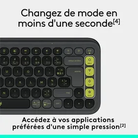 Logitech POP Icon Keys grau AZERTY