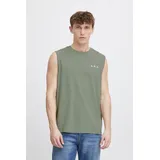!Solid Tanktop SDMElandro Modisches Streetwear Tank-Top mit Backprint grün XL