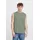 !Solid Tanktop SDMElandro Modisches Streetwear Tank-Top mit Backprint grün XL